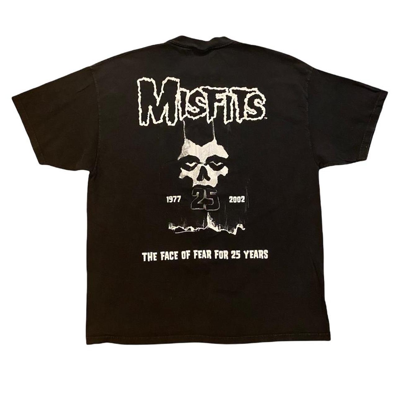 Vintage 2001 Misfits The Face of Fear Tee Size XL... - Depop