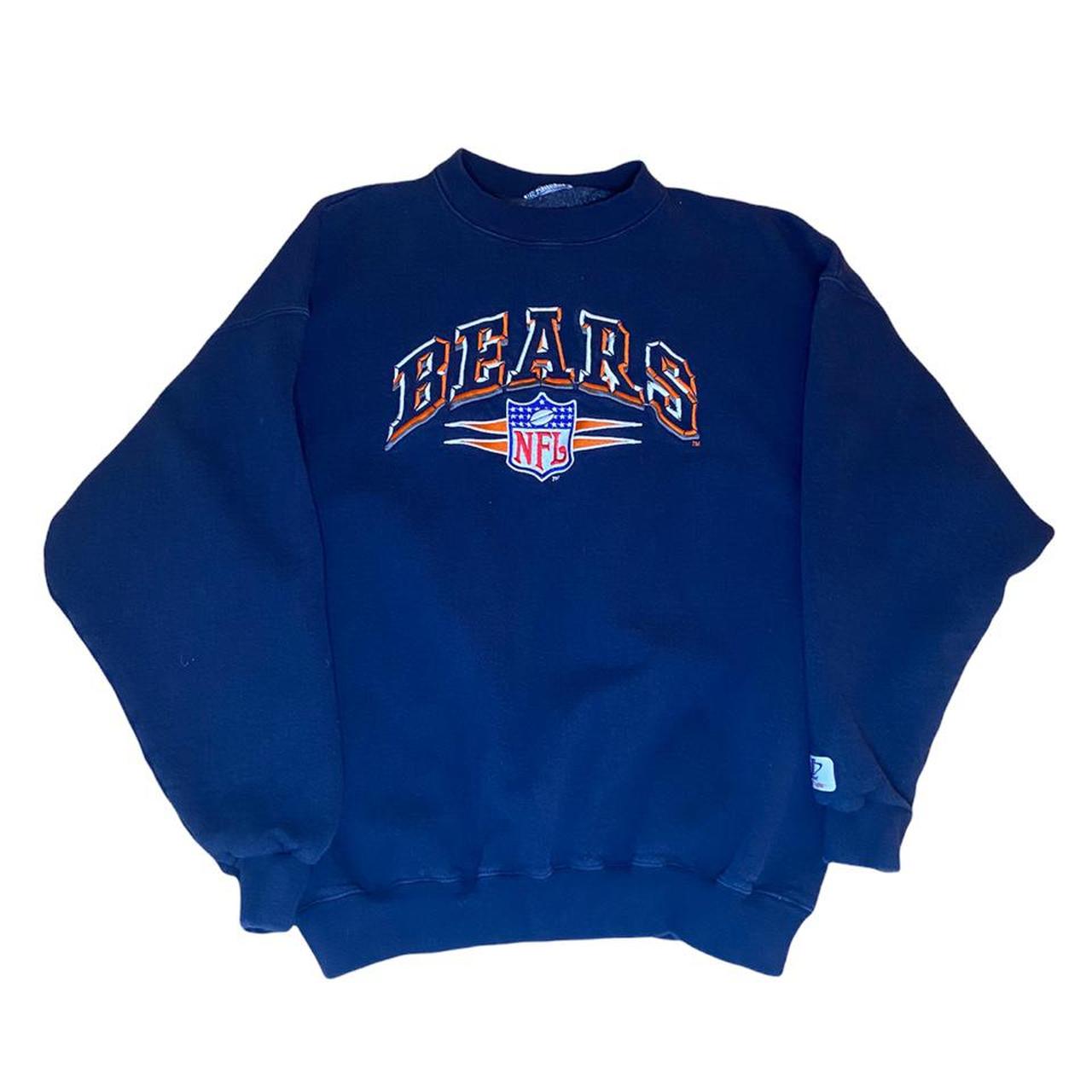 Vintage 90s Chicago Bears Logo Athletic Crewneck - Depop