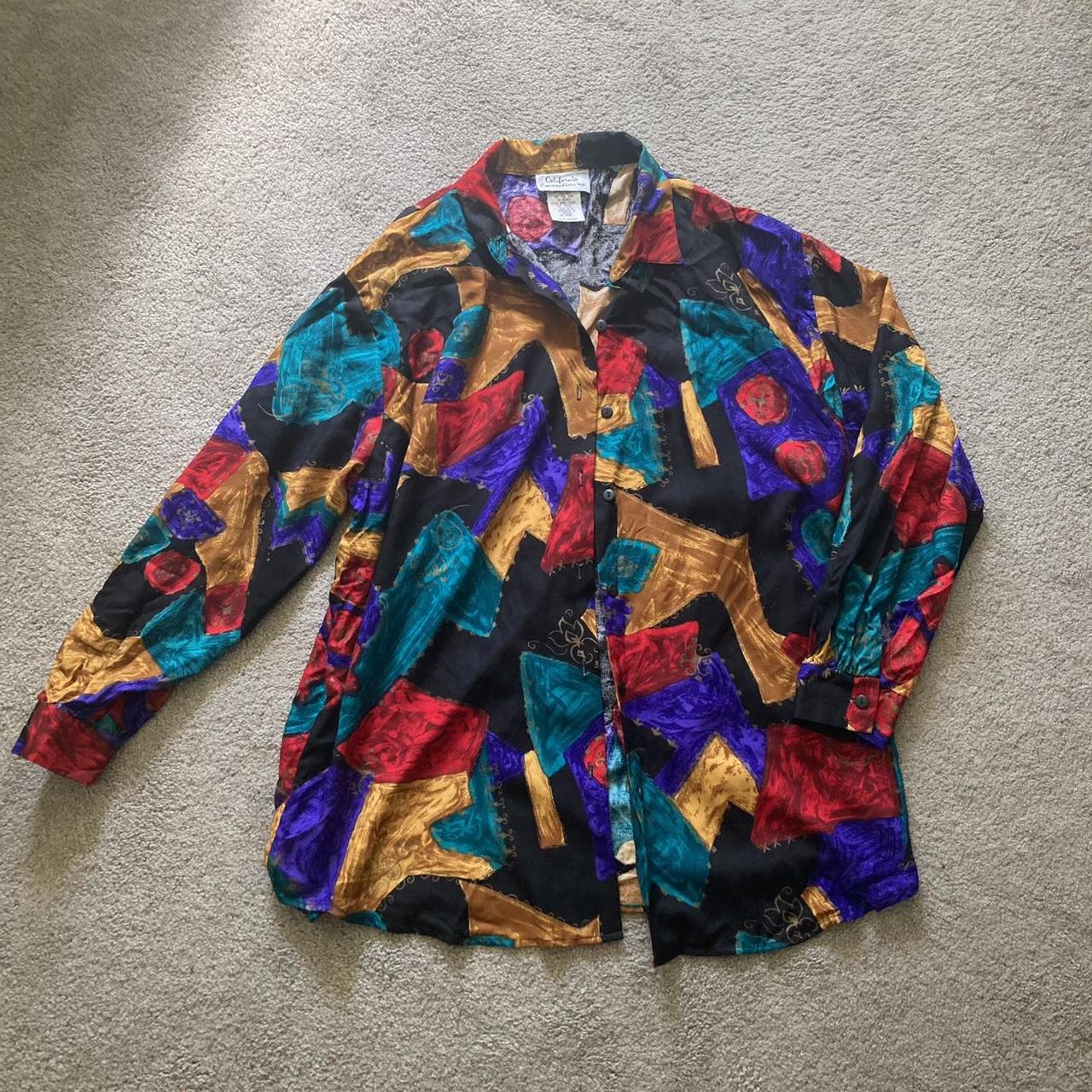 Vintage California Connection oversized button up... - Depop