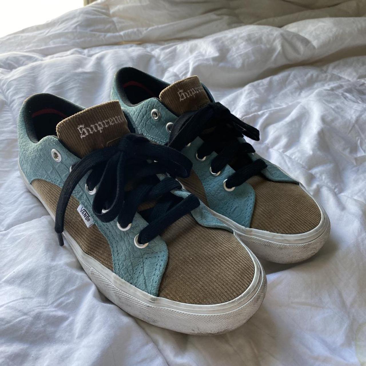 Supreme Men's Blue and Brown Trainers (2)