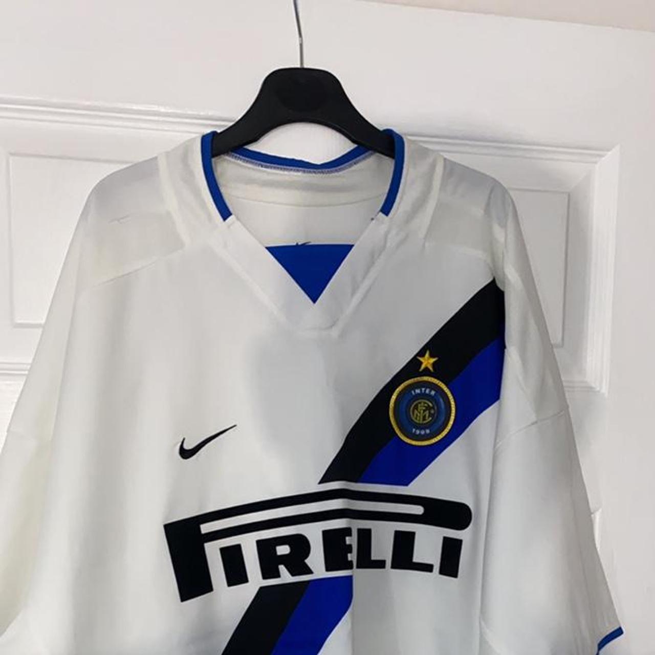 ナイキ 00s intel milano M 03/04  kit INTER MILAN 2003 2004 HOME FOOTBALL SHIRT SOCCER JERSEY NIKE sz S