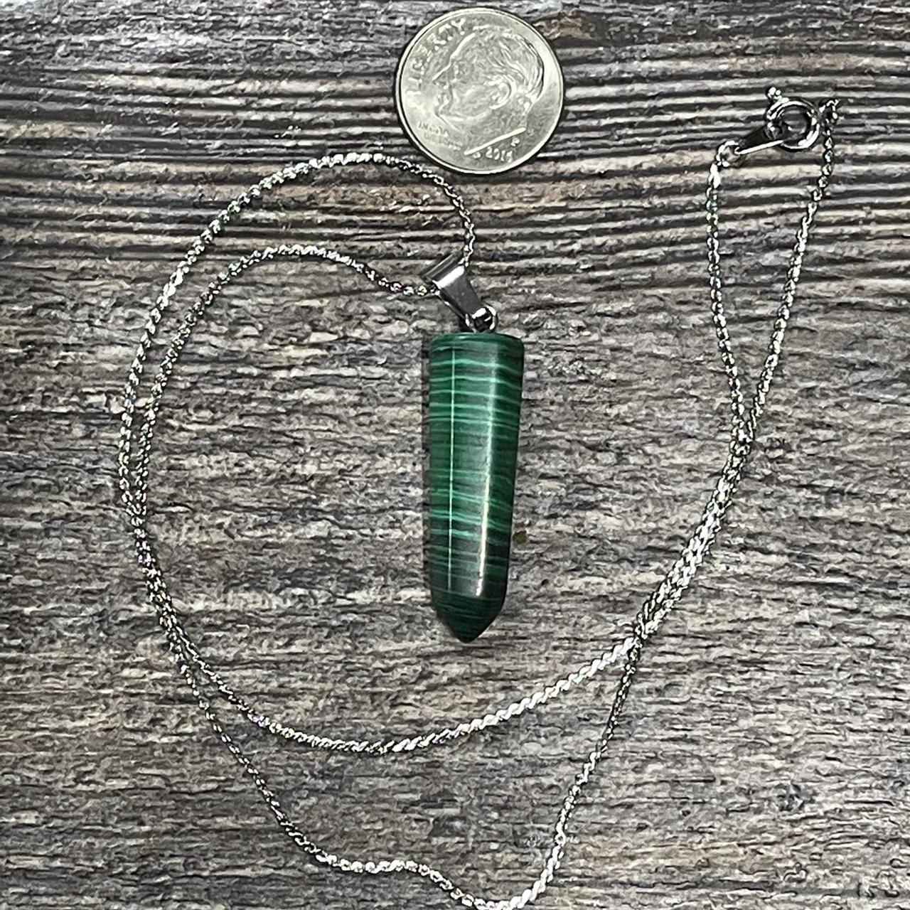 Women's Green and Silver Jewellery (4)