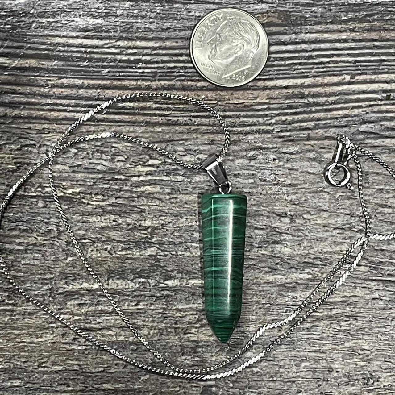 Women's Green and Silver Jewellery (4)