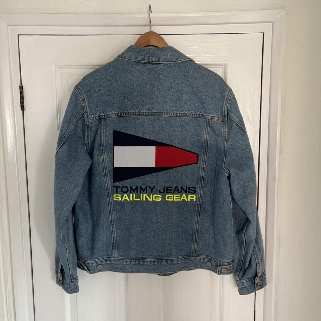 Tommy Jeans Sailing Gear Jean Jacket - Medium (M) -... - Depop