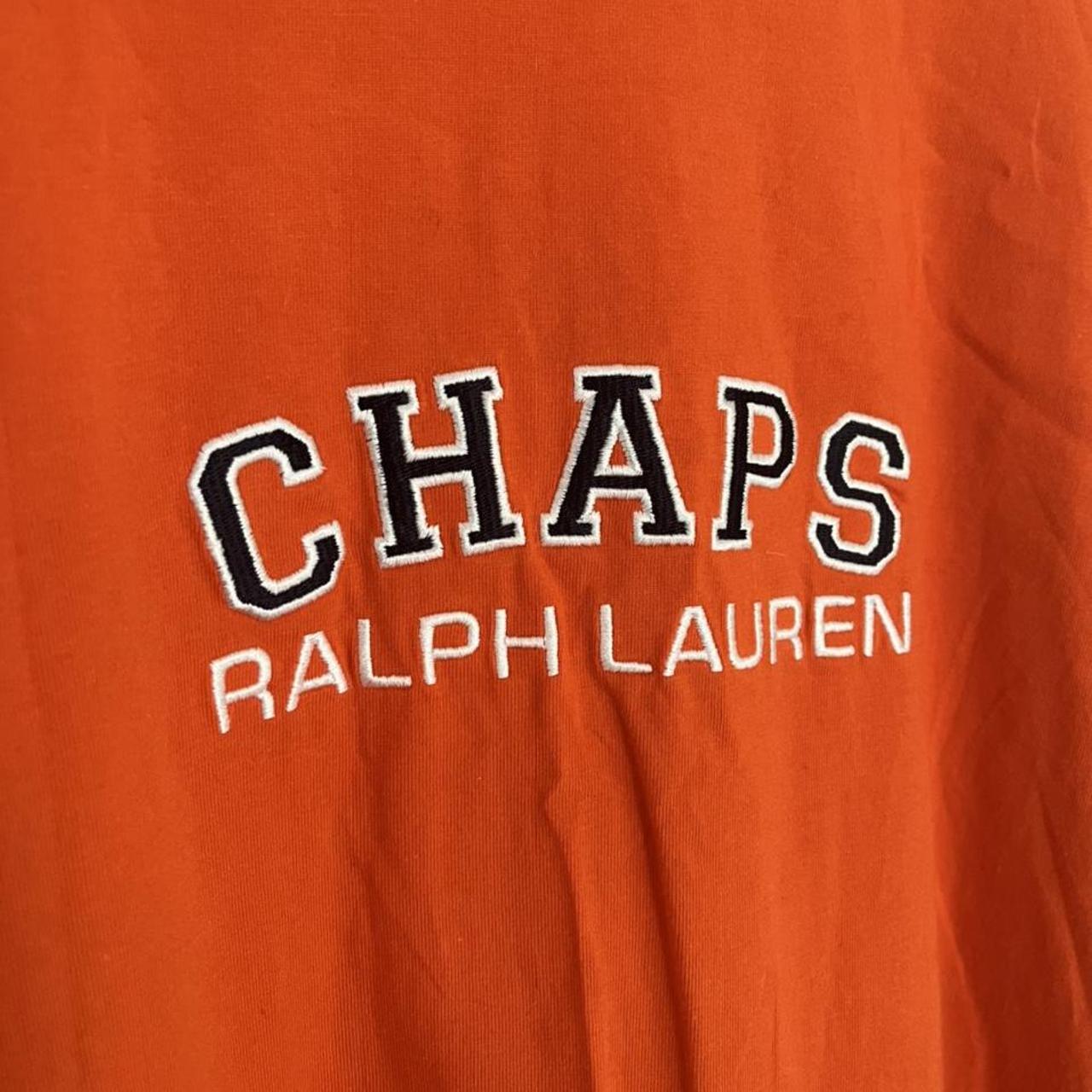 Ralph Lauren Chaps Tshirt - XL - Orange #Polo... - Depop