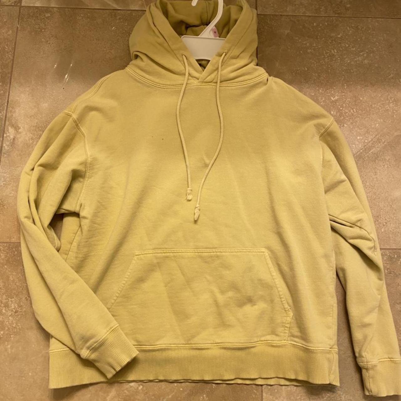 brandy melville yellow hoodie