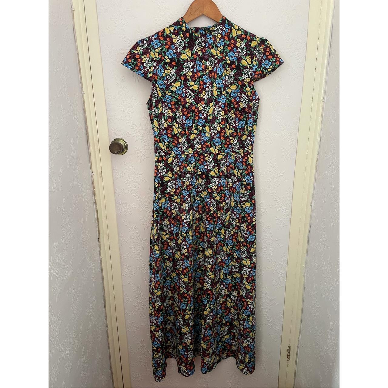 Never Fully Dressed Multi Floral Andi Maxi Dress-UK... - Depop