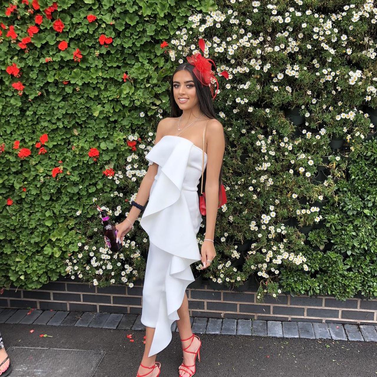 lavish alice white scuba dress