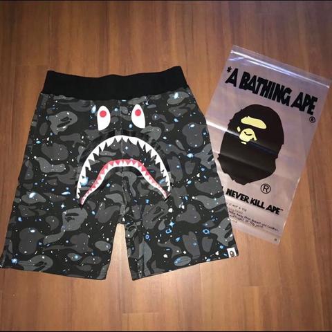 A Bathing Ape Authentic Shark Mouth Shorts Size: - Depop