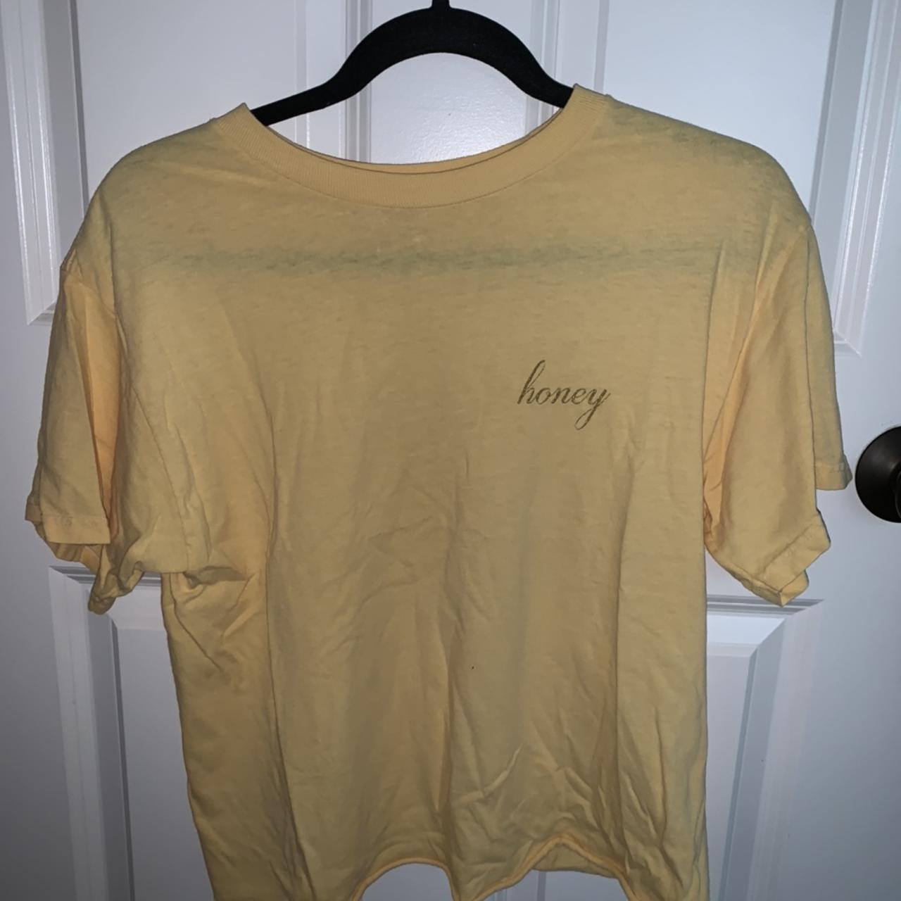 John Galt Brandy Melville Honey Yellow T Shirt , In