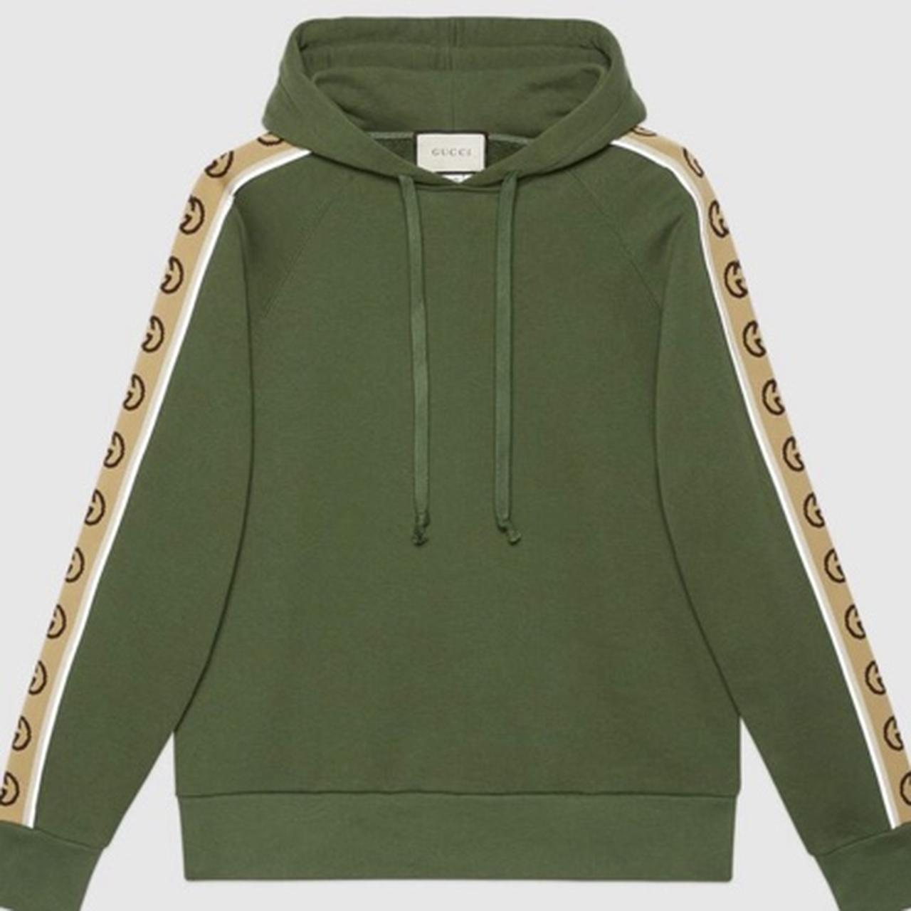 Like new Gucci hoodie in forest green with Gucci Depop