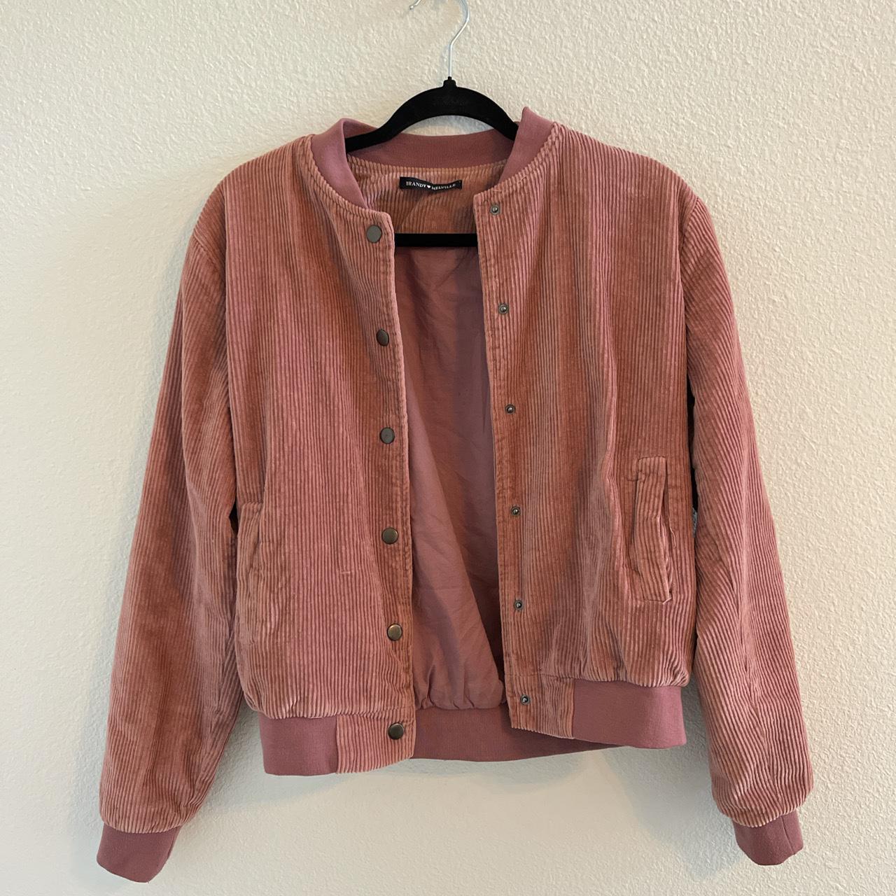 Brandy melville pink hot sale corduroy jacket