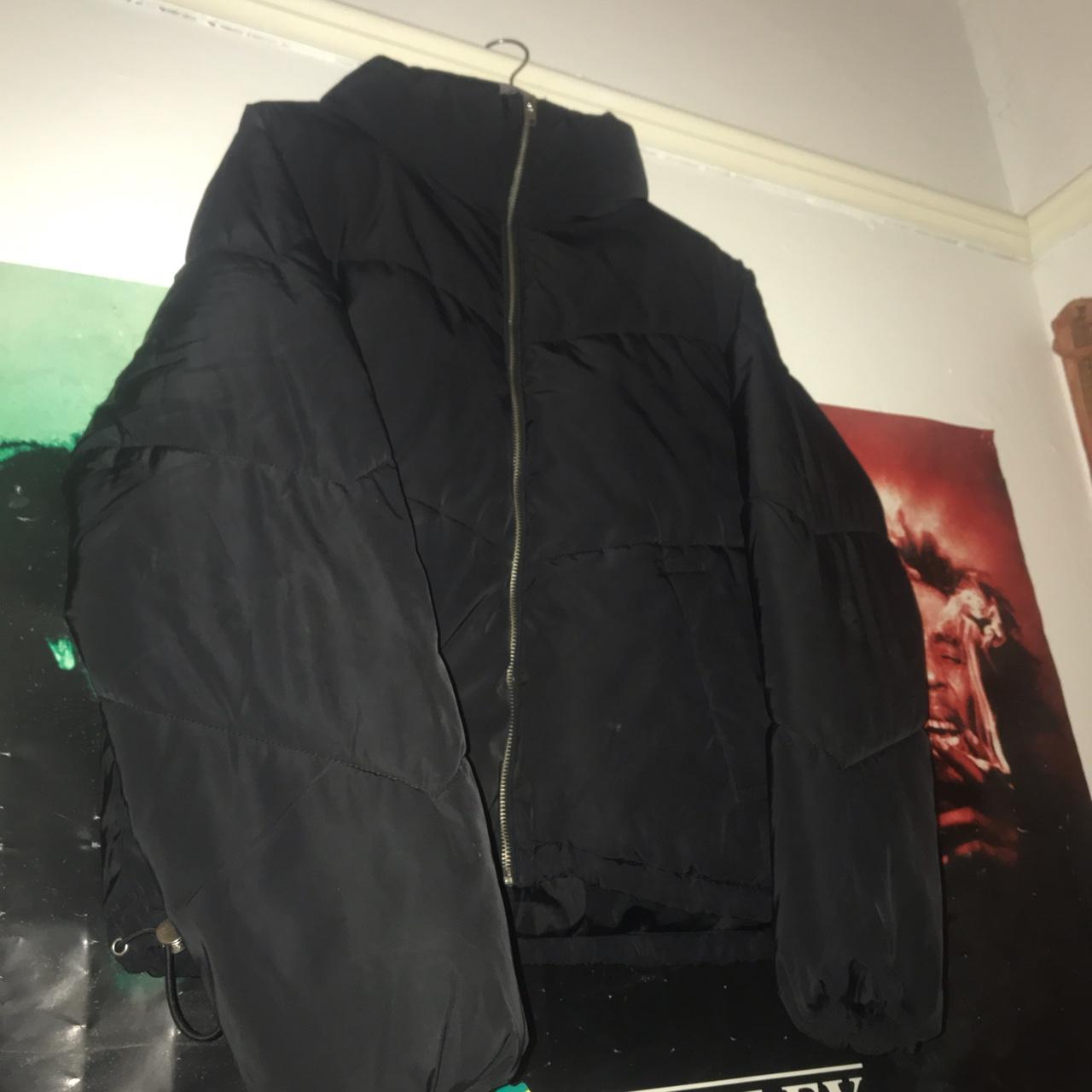 black H&M puffer jacket size. S, keeps you sooo warm... - Depop