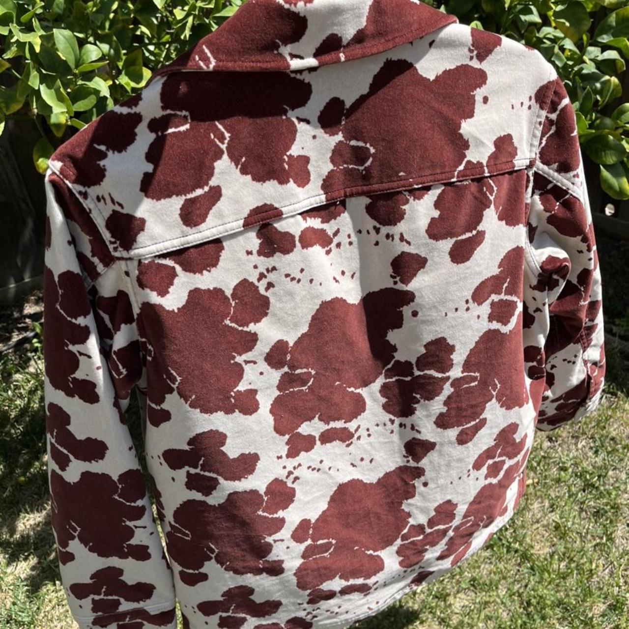 Supreme cow cheap jacket