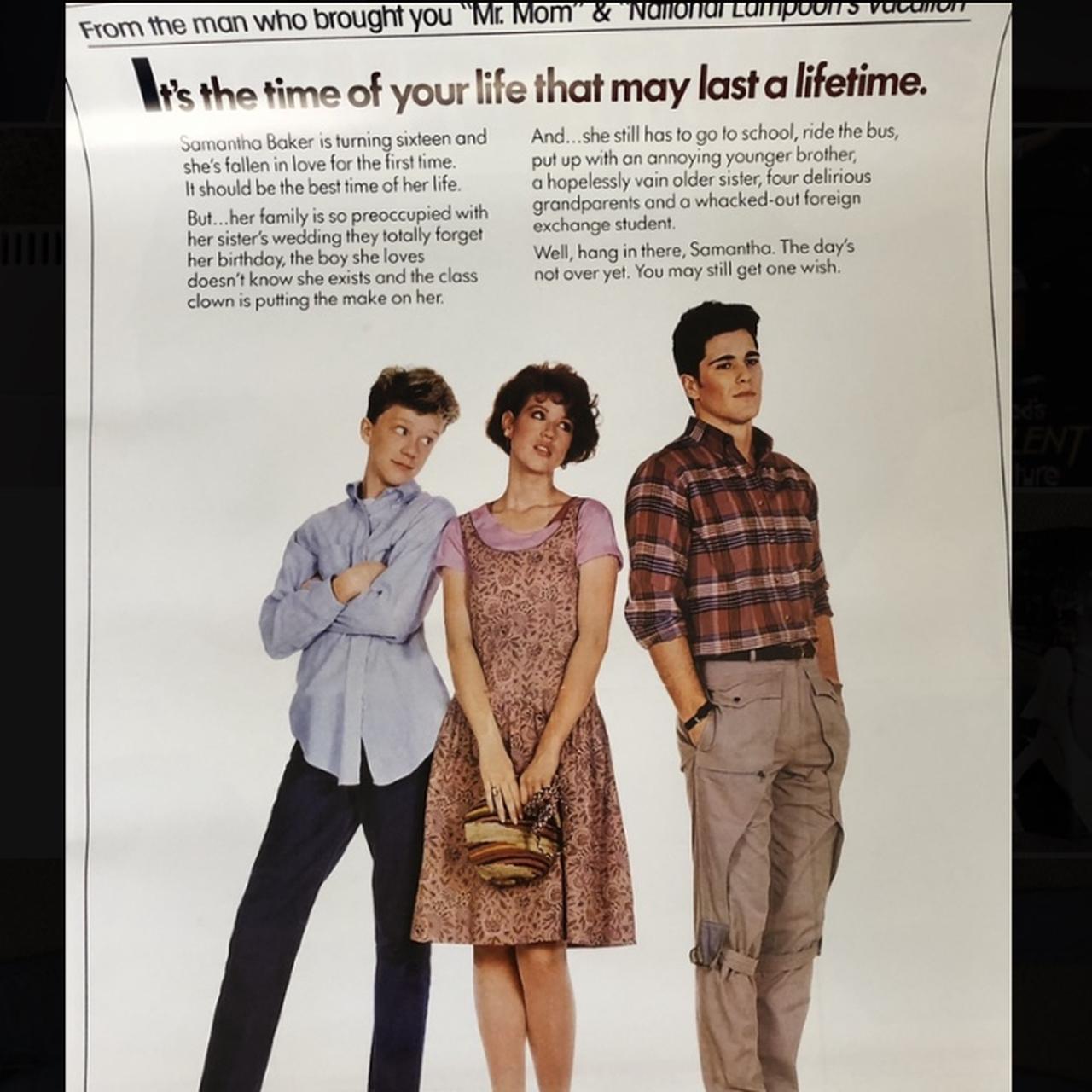 Sixteen Candles Classic Movie Poster 36”x24” in new&mldr; - Depop