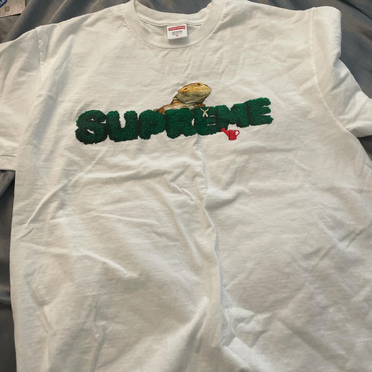 Supreme Lizard Tee size Med. I wore it once for a... - Depop