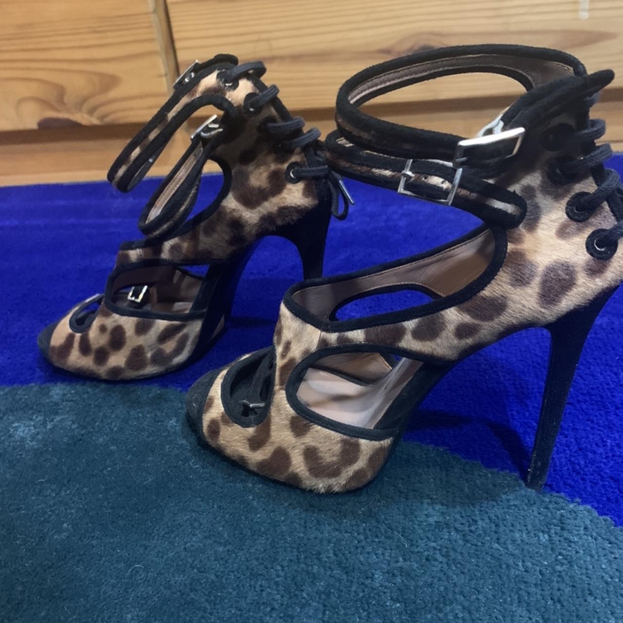 Tabitha Simmons double strap pumps in cheeta Depop