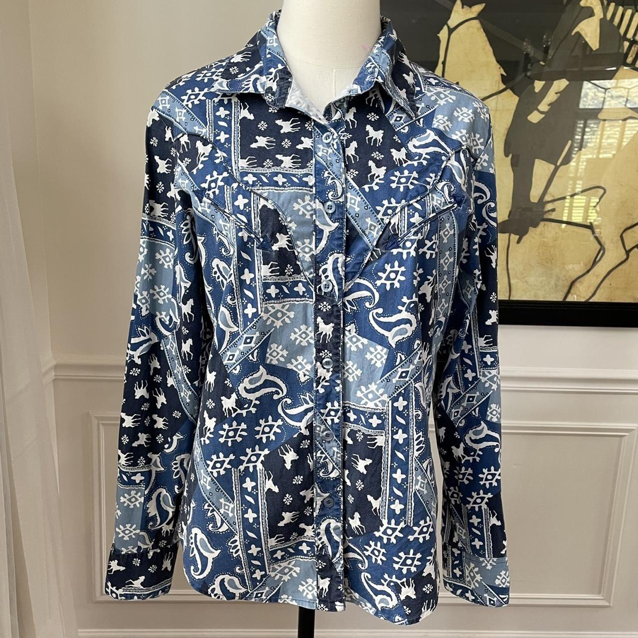 Women's Blue Shirt | Depop