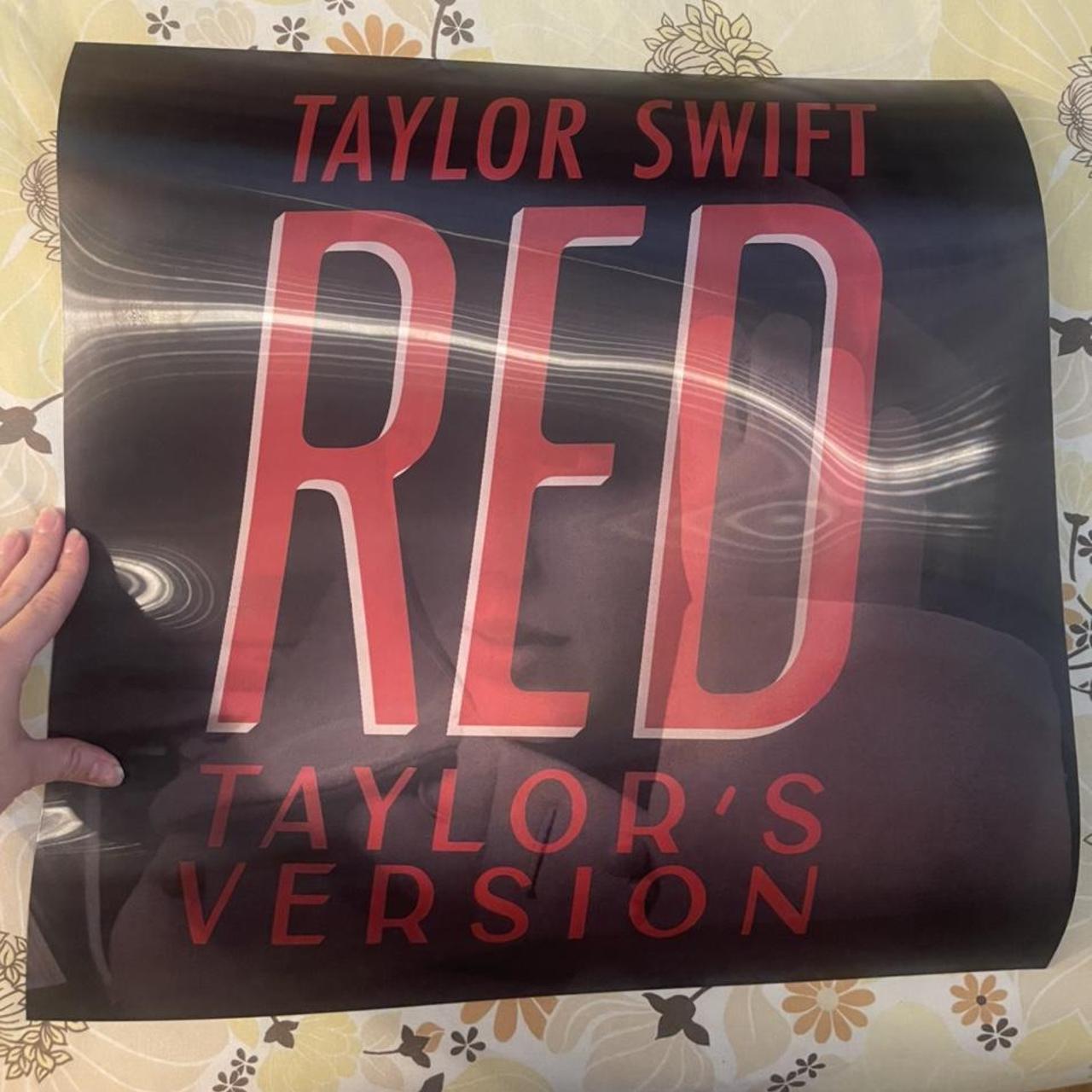taylor swift red taylor’s version album cover... Depop