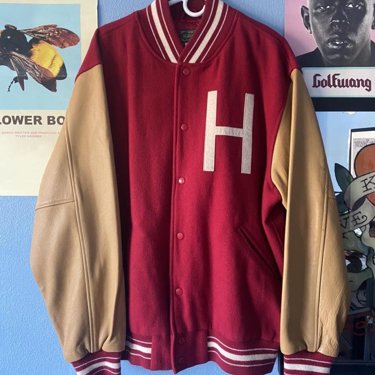 Harvard varsity jacket from 2003 Condition 8/10... Depop