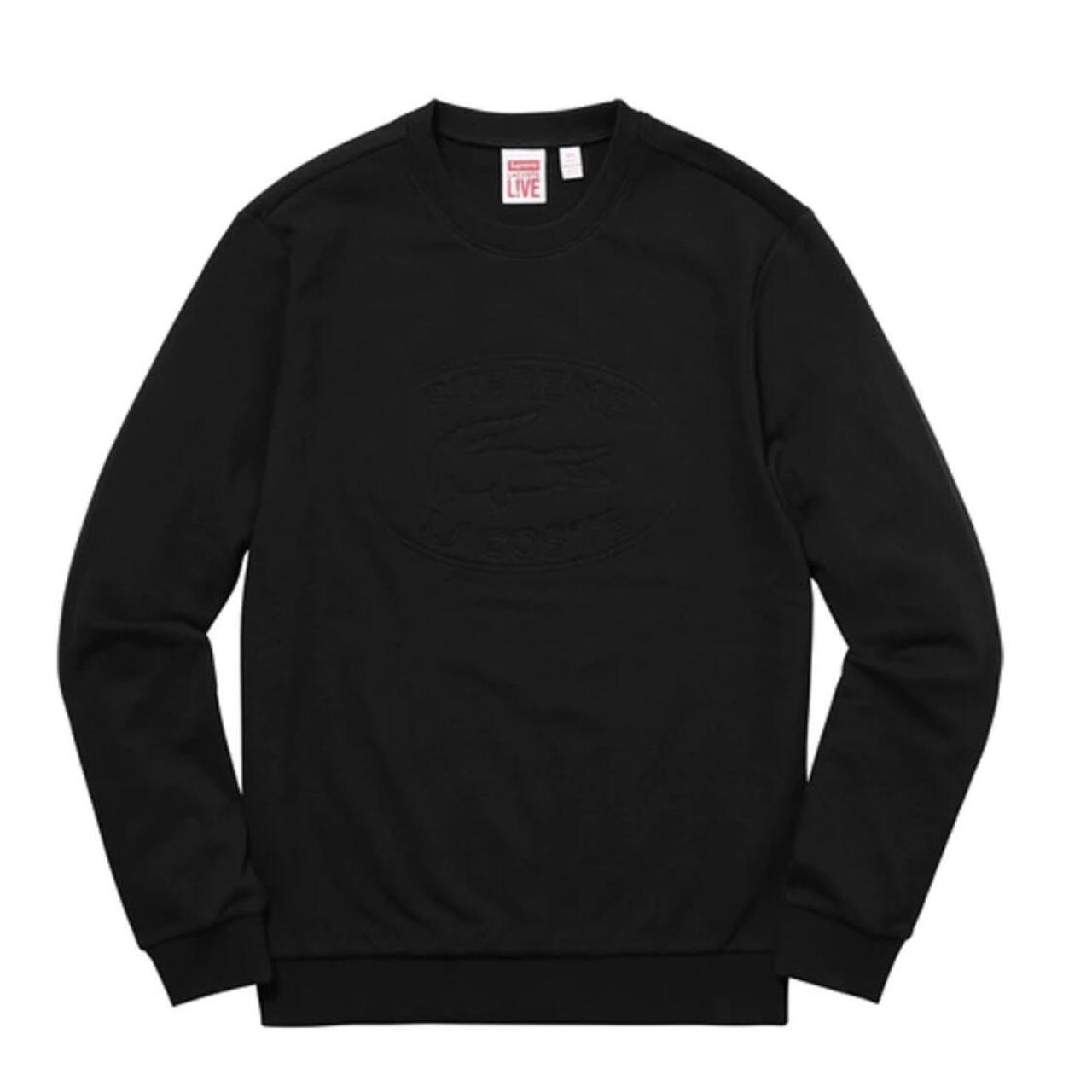 Supreme lacoste pique deals crewneck