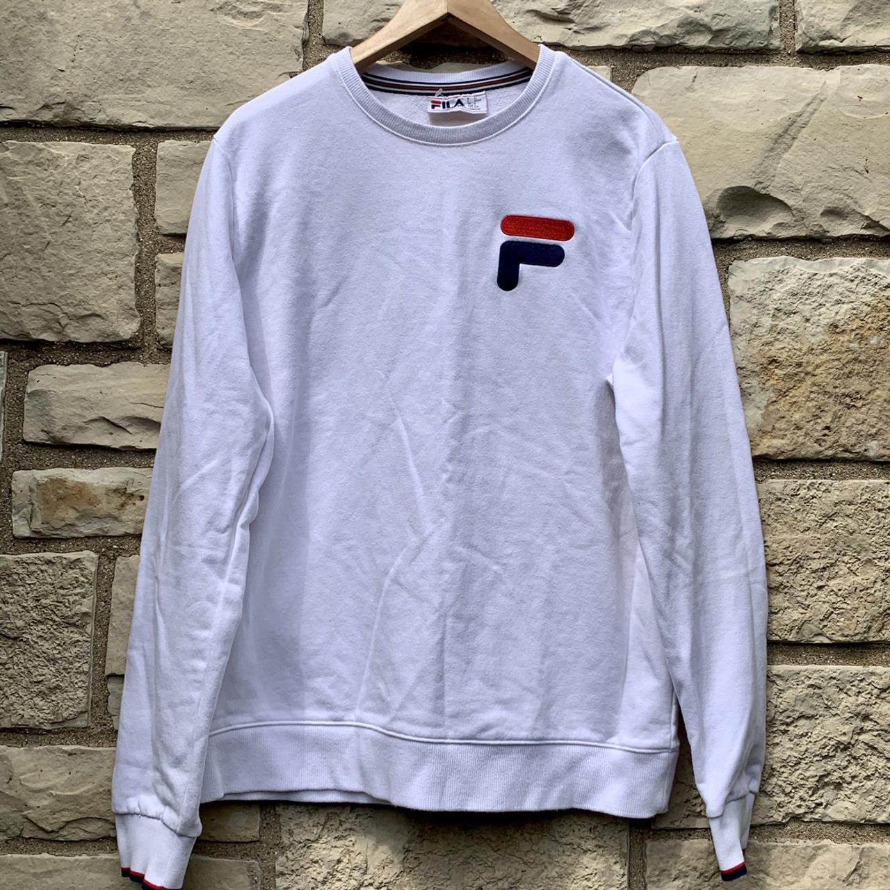 Fila men's french terry crewneck clearance sweatshirt