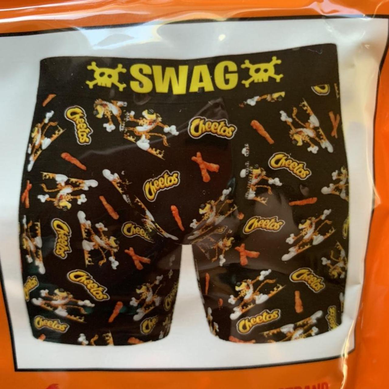SWAG Cheetos flaming' Hot Boxer briefs Size XL Brand... - Depop