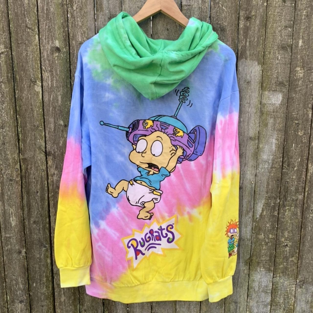 Nickelodeon RugRats tie dye hoodie. Official Depop