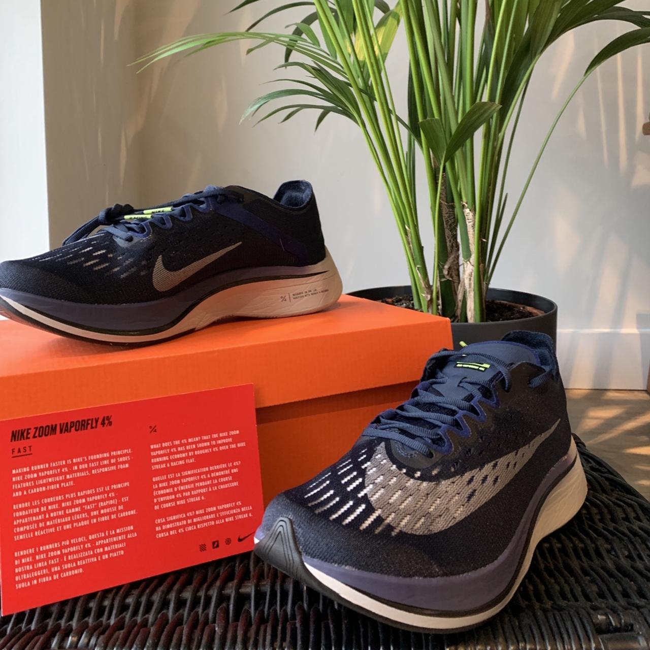 Nike zoom vaporfly 4 unisex shoes obsidian/silver hotsell