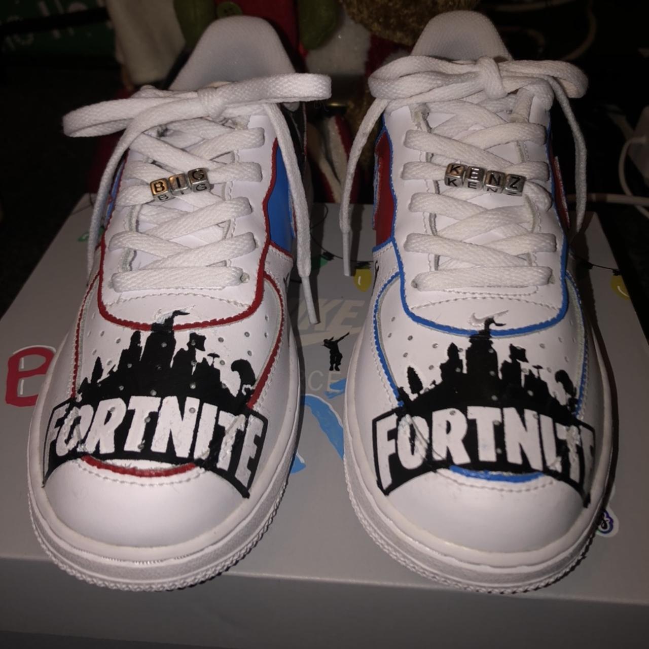 Fortnite Custom Shoes Fortnite Kid Shoes FORTNITE CUSTOM AIRFORCE