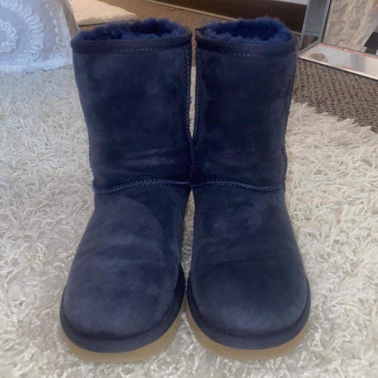 Navy blue short store uggs