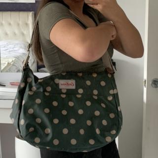 Cath Kidston Green Polka Dot Bag