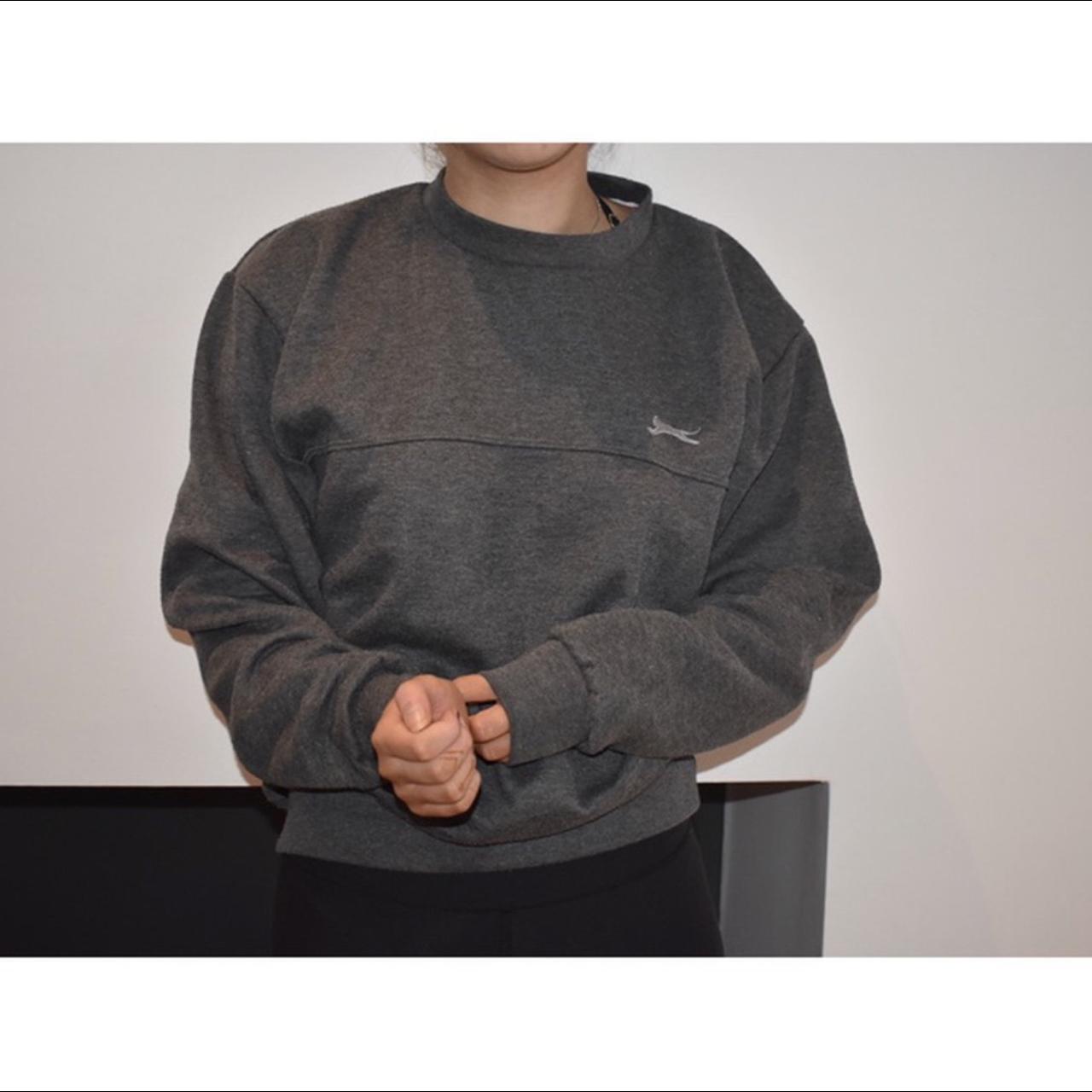 Grey clearance slazenger jumper