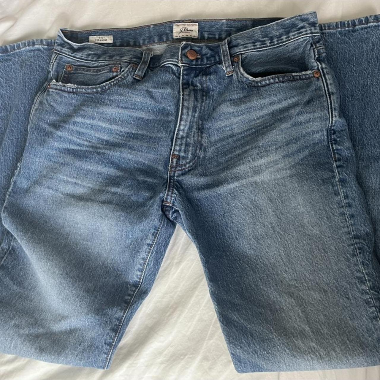 J.Crew Men's Blue Jeans | Depop