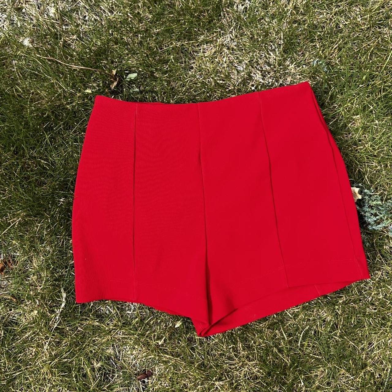 Cute red shorts best sale