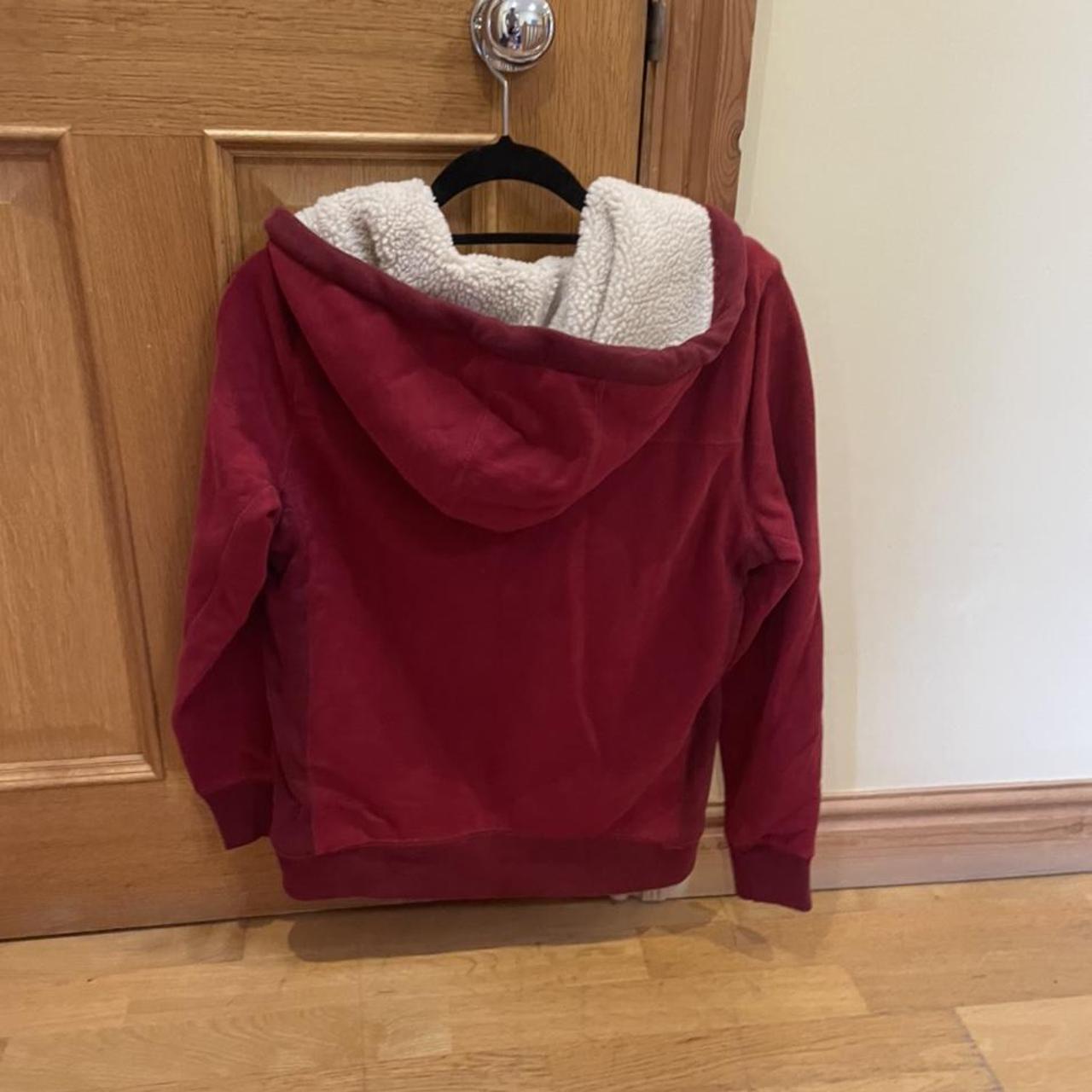 Abercrombie & Fitch Men's Red Hoodie Depop