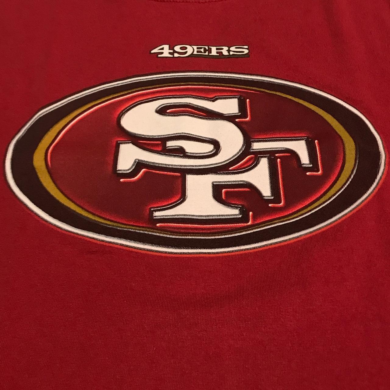 nfl team apparel san francisco 49ers tee - Depop