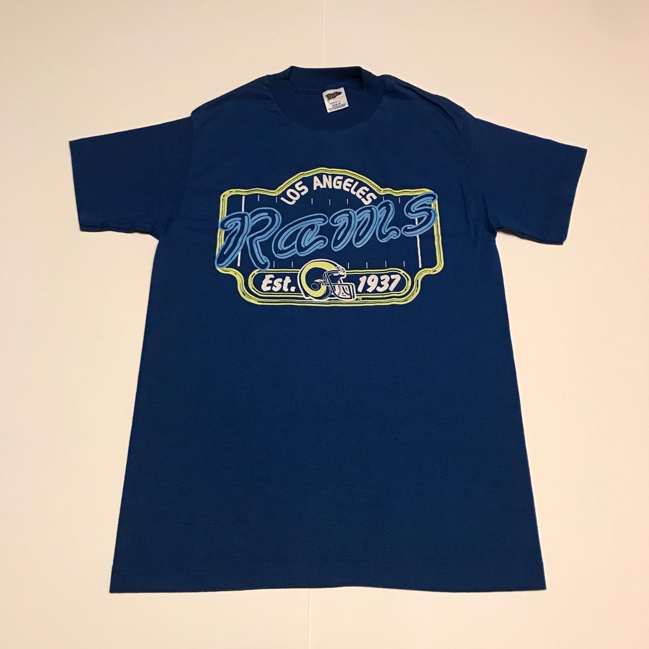 Vintage 1980 Los Angeles Rams Football T shirt in - Depop