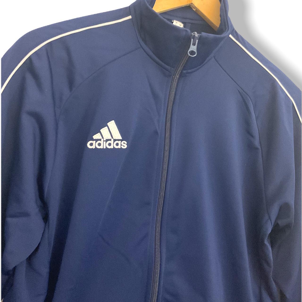Adidas - Zip Up Collared Sports Style Track... - Depop