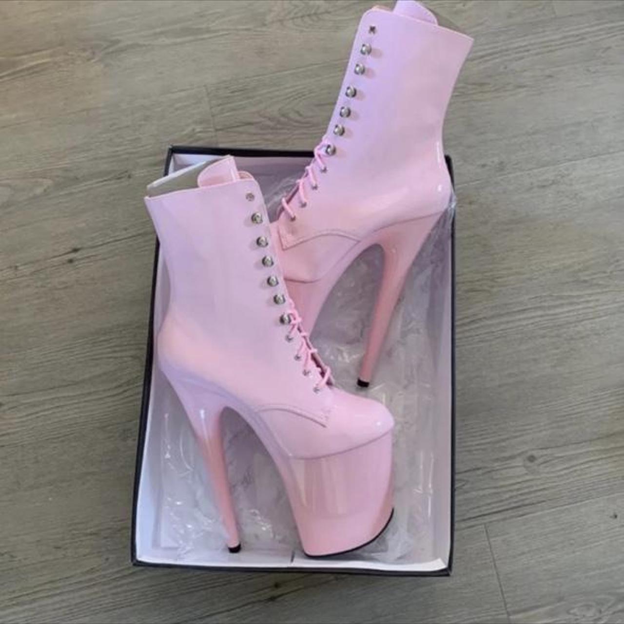 Pink best sale pleaser boots