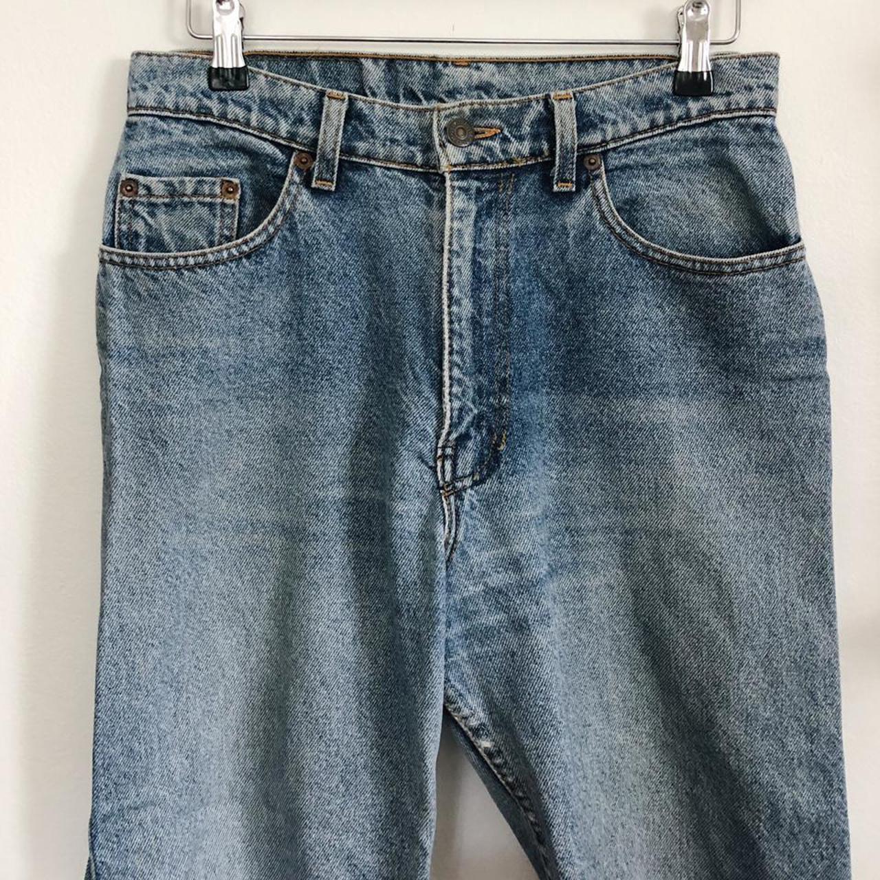 Vintage Levi’s mum jeans Fits a 27 (9) Raw hem... - Depop