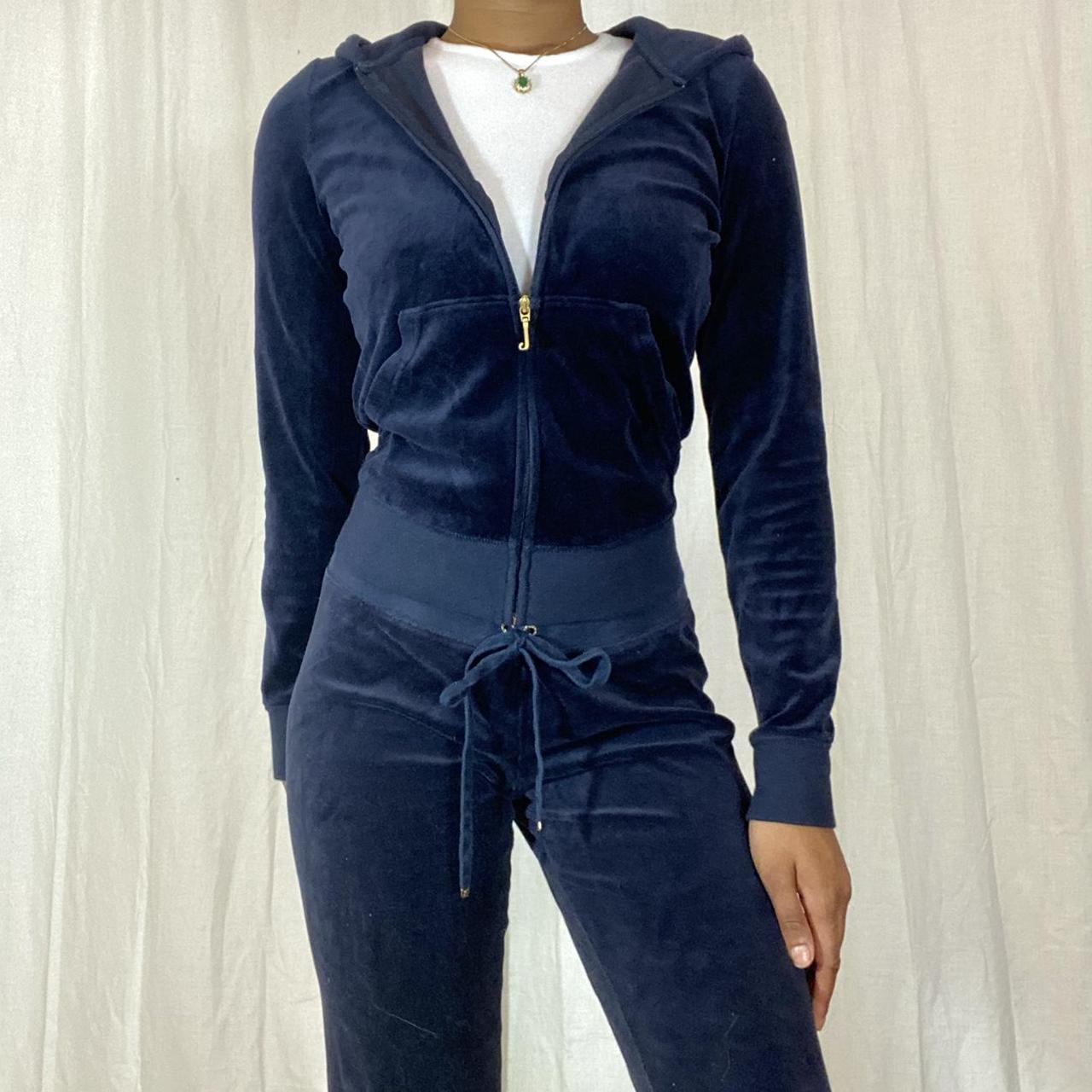 juicy couture tracksuit navy blue