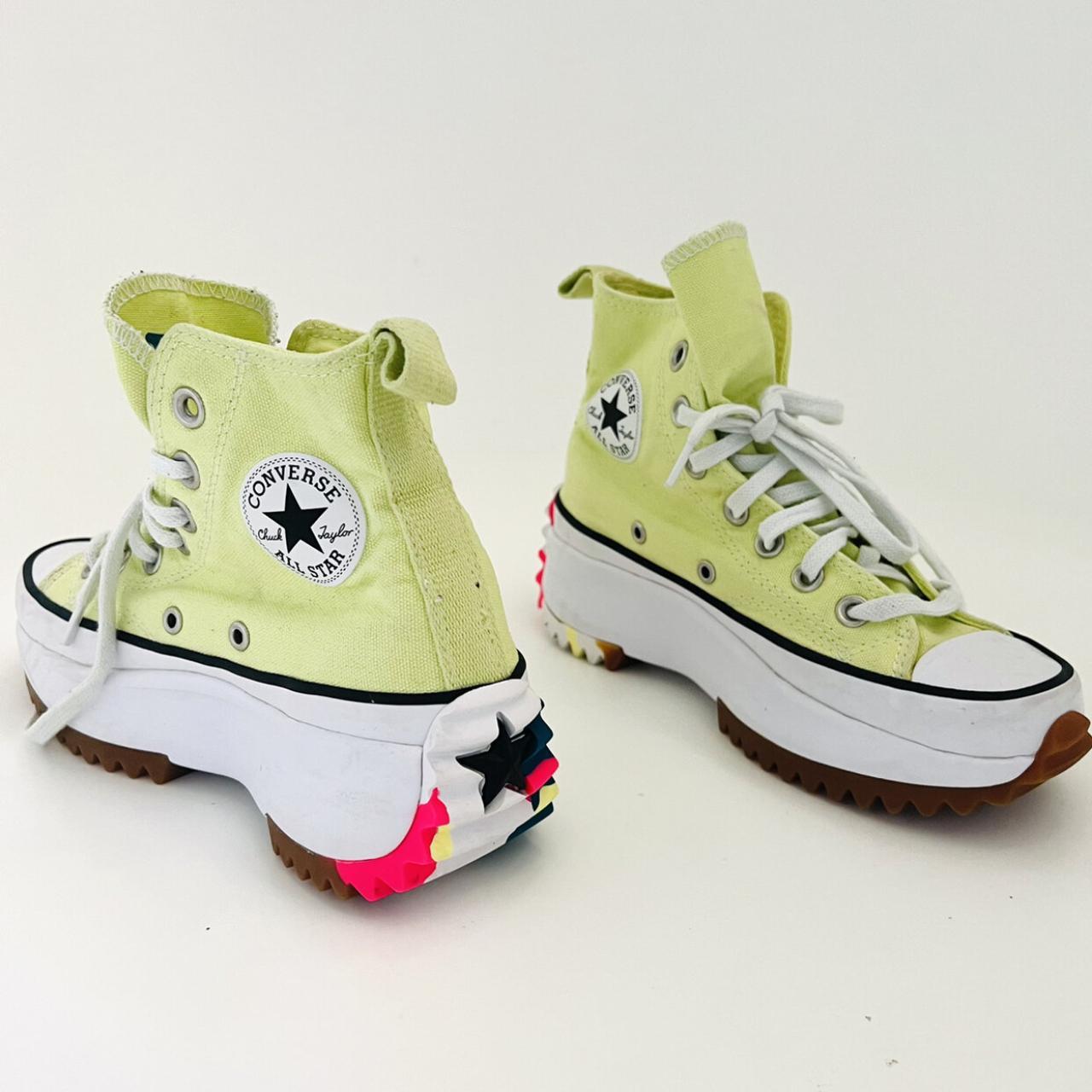 Yellow on sale platform converse