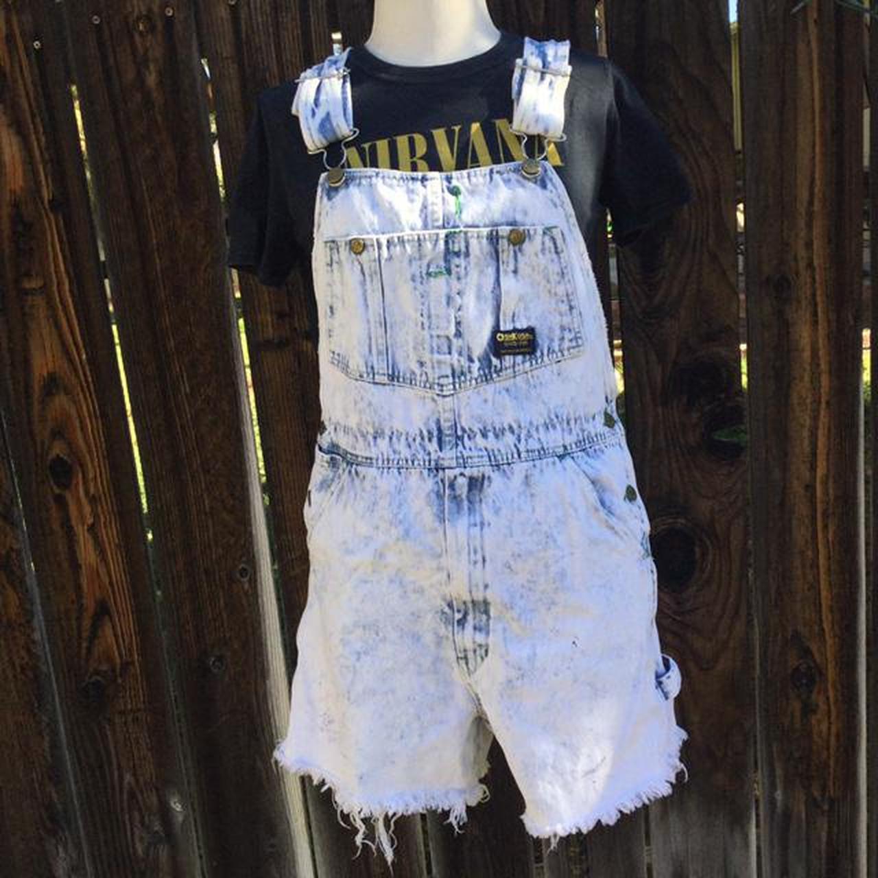 80s overalls shorts