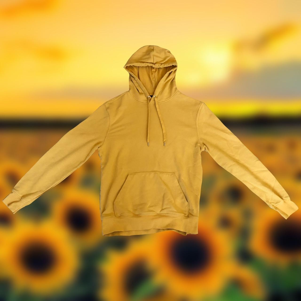 H&m yellow hoodie on sale mens