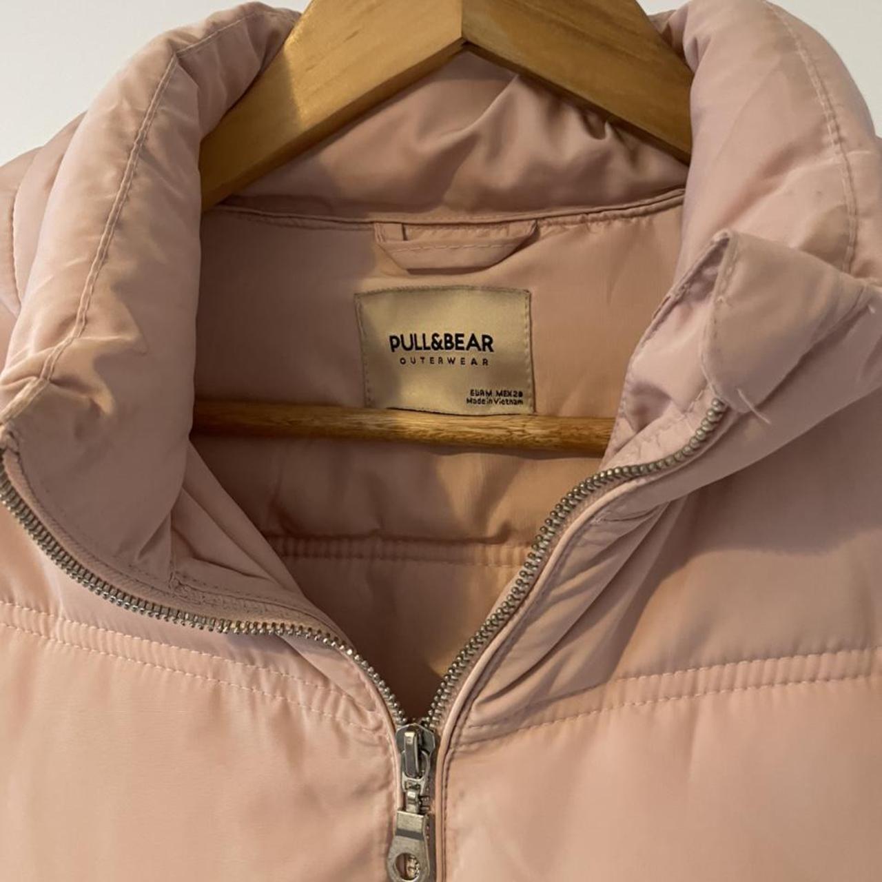 Pull and bear pink hotsell puffer jacket