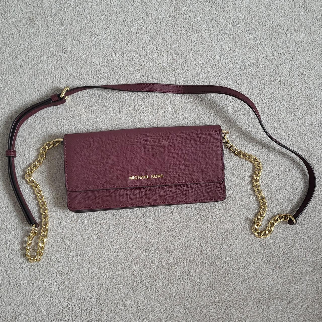 Michael Kors Women S Burgundy Bag Depop