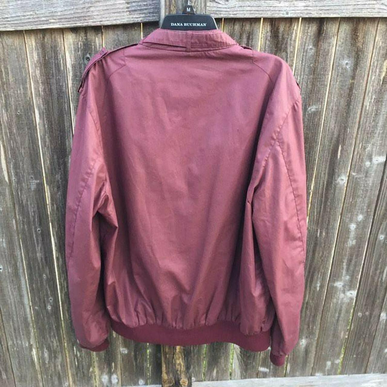Members Only Burgundy jacket XLT Depop