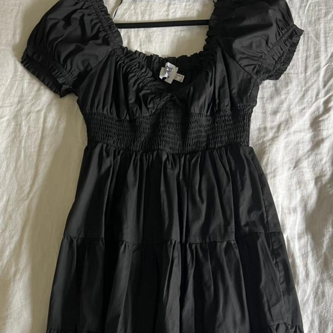 Black flowy dress. Perfect for summer dress up or... - Depop