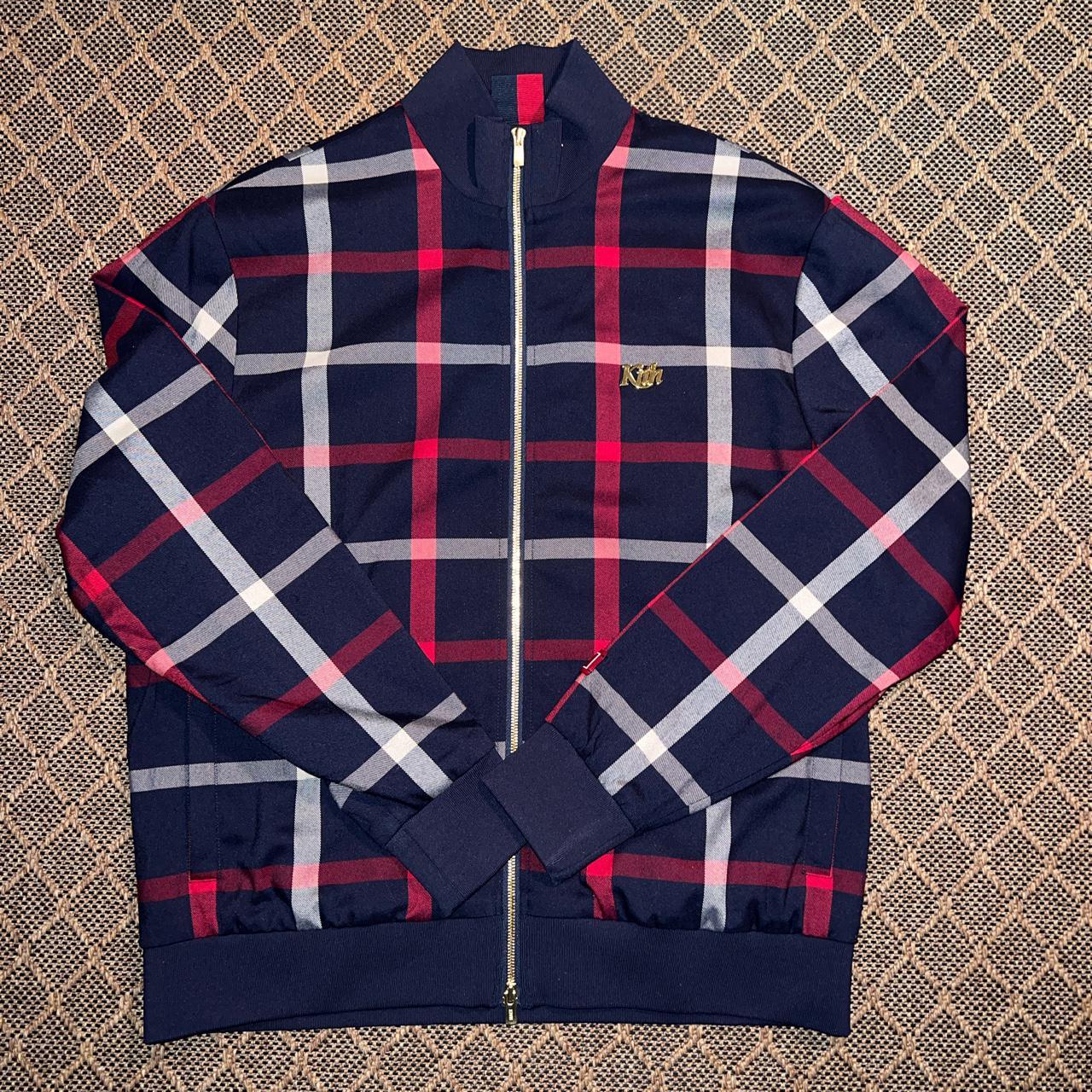 Kith x Bergdorf Goodmans mens track jacket Size:... - Depop